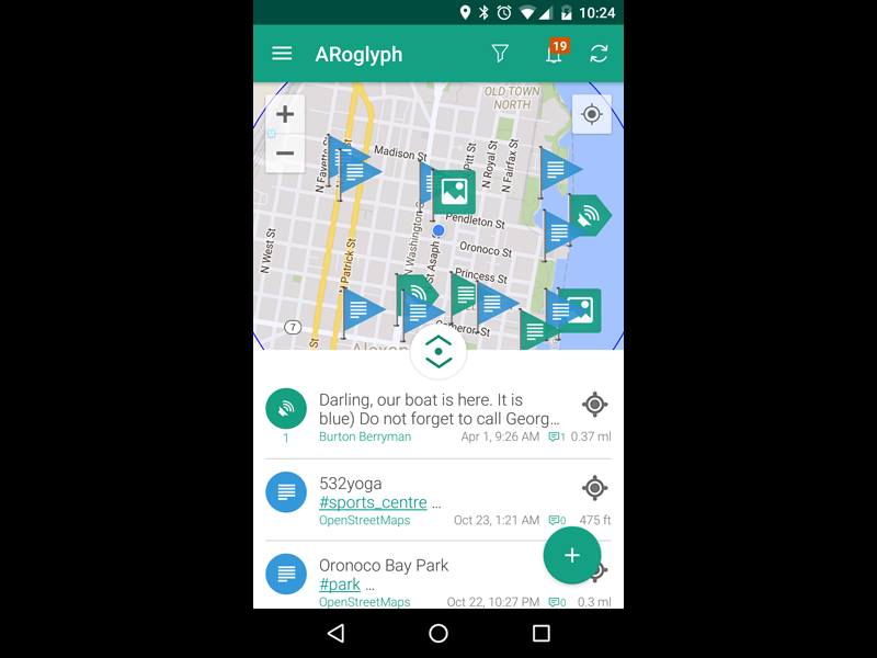 ARoglyph for Android software